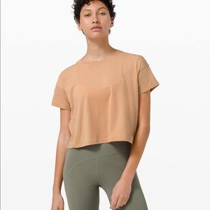 Lululemon Cates Tee Beech Wood